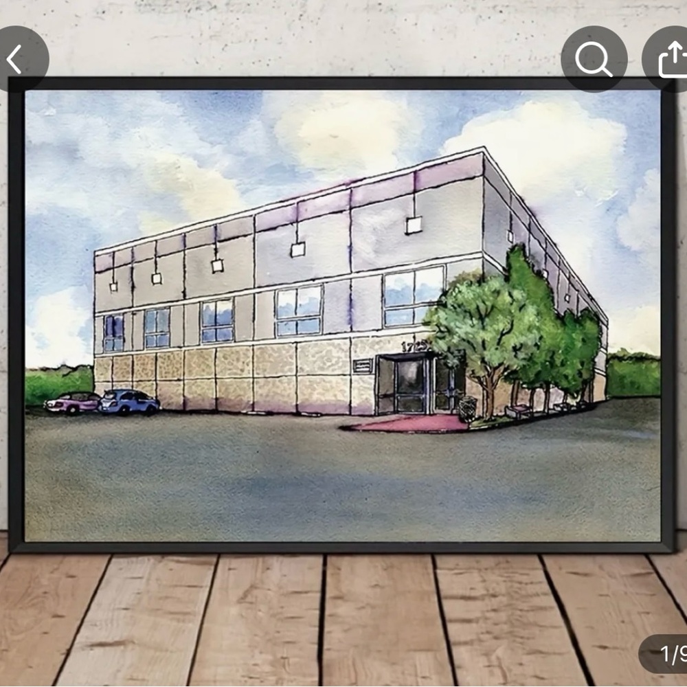 2/20$ Pam Beesly’s “the Office” *Unframed*